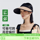 VVC成毅同款防曬帽子女遮陽帽女夏太陽帽遮陽全臉帽空頂帽 撞茶