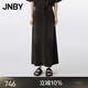 JNBY/江南布衣25夏新品半身裙天絲牛仔A型簡(jiǎn)約通勤休閑5P4D14410 998/牛仔深灰 S