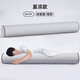 絢嘉抱枕男生款睡覺(jué)專(zhuān)用大號(hào)玩?zhèn)人募颈z抱枕長(zhǎng)條夾腿床上圓柱靠枕 [夏涼款·助眠舒睡枕]淺灰 20cm*120cm 含枕芯