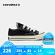 匡威（Converse）童鞋低幫兒童帆布鞋經(jīng)典款1970S男嬰童鞋新款女寶寶魔術(shù)貼布鞋 黑色 26 【建議腳長16.5cm】