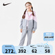 NIKE3BRAND 耐克男女童開(kāi)襟衛(wèi)衣+褲子2件套冬季加絨保暖兒童套裝