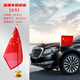 巫記汽車擺件車載外置五行紅旗車用吸盤式小紅旗國(guó)慶車頭迎賓裝飾用品 強(qiáng)力吸盤旗【1個(gè)金色】 不傷車漆