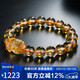 石玥珠寶精品10mm天然黃水晶貔貅手鏈本命年轉(zhuǎn)運珠手串男女士款 水晶瑪瑙