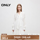 ONLY春夏甜美舒適A字寬松顯瘦短裙連衣裙女|124307046 S00 白色 S (160) 80A