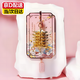 BRANGDY武漢文創(chuàng)黃鶴樓冰箱貼湖北省武漢博物館文創(chuàng)紀(jì)念品磁貼江西南昌文創(chuàng)滕王閣冰箱貼高級感中國風(fēng)裝飾 黃鶴樓燈籠發(fā)光高級感-粉色1個(gè)
