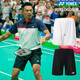 尤尼克斯新品YONEX尤尼克斯yy羽毛球服短褲YOBC9044CR速干運動LOGO亮片 男款 9044 黑色 亮片 L