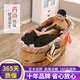 川池（CC）加熱木桶浴桶泡澡桶成香柏木養生扶手防滑家用洗澡桶自動(dòng)加熱恒溫 遙控加熱+蓋（蒸泡兩用）誤差 3cm 120長(cháng) 61寬 73高