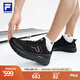 FILA 斐樂官方男鞋MIND 7健身房跑鞋2024夏季新款靈智鞋 7綜訓(xùn)鞋 黑-BK 42