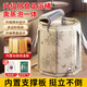 億創(chuàng  )夢(mèng)潔泡腳桶可折疊便捷式泡腳袋足浴袋過(guò)膝深桶旅行恒溫熏蒸高深洗腳盆 【帶蓋款】升級支撐板折疊泡腳袋