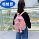 臨絕頂兒童書(shū)包可愛(ài)女童雙肩包幼兒園背包小中大班寶寶小女孩旅游補習包 2204-小兔子背包-粉色