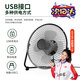 德旅電風(fēng)扇 USB小風(fēng)扇 無刷電機(jī)車用迷你臺式學(xué)生宿舍辦公室 8寸