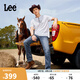 Lee25春夏新品726標(biāo)準(zhǔn)中腰直筒五袋款中淺藍(lán)男牛仔褲 中淺藍(lán) 29 