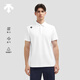 DESCENTE迪桑特TRAINING系列綜訓TOUGH男士速干短袖POLO衫夏季 WT-Bright White Tpg 2XL (185/104A)