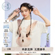 紫涵（ZIHAN）紫涵萌寵兔子印花T恤女夏季可愛少女風(fēng)減齡寬松短袖上衣 白色 L