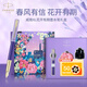 派克（PARKER）鋼筆簽字筆 七夕禮物 教師節(jié)禮物 時尚生日禮物伴手禮 威雅XL靈感紫金夾墨水筆+花開有期禮盒