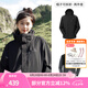 駱駝（CAMEL）三防沖鋒衣戶外登山服防風(fēng)防水防污三合一運(yùn)動(dòng)外套 AD12263514X抓絨內(nèi)膽幻影黑男女 XL