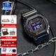 卡西歐（CASIO） 明星同款G-SHOCK小方塊時(shí)尚運動(dòng)男表金塊銀塊石英表 送男友女友 GMW-B5000GD-1PRT