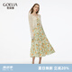 歌莉婭減齡2025新款夏日多巴胺絕美穿搭套裝流行兩件套裙1E5CAB220 8CD夏夢金橘 S