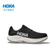 HOKA ONE ONE男款夏季林康4公路跑步鞋RINCON 4輕量透氣防滑 黑色/白色 42
