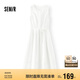 森馬（Semir）連衣裙女顯瘦收腰長(zhǎng)裙溫柔2025夏季氣質(zhì)木耳邊背心裙107425114060