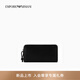 EMPORIO ARMANI/阿瑪尼官方旗艦【禮物】新款男女情侶款牛皮革長款手拿錢包秋季 80001-黑色
