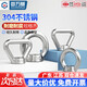 固萬(wàn)基304不銹鋼環(huán)形吊環(huán)螺母大全 圓形螺帽套裝吊環(huán)船用螺絲帽國(guó)標(biāo) 304【圓形】吊環(huán)螺母 M10(1個(gè))