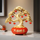 十號公館發(fā)財樹(shù)柿柿如意柿子擺件公司店鋪開(kāi)業(yè)禮物客廳酒柜辦公室招財裝飾 萬(wàn)事順意 長(cháng)29寬18高30厘米