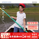 愛慕兒童家居服男童蘭精莫代爾條紋上衣五分褲套裝 短袖套裝-青藍(lán)紋  160 