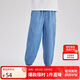 笛莎（DEESHA）笛莎童裝女童棉質牛仔長褲2024夏季女童柔軟舒適基礎束腳牛仔褲