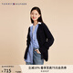 TOMMY HILFIGER春秋季女裝純棉簡約繡標(biāo)紐扣V領(lǐng)慵懶風(fēng)合身針織開衫毛衣外套02679 藏青色DW5 L （推薦：120-130斤）