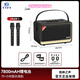 YTFY柏林之聲Q55音響k歌家用便攜式露營(yíng)大功率唱歌手提吉他音箱帶話筒 主圖款【Q55-流光黑】炫彩燈效+可連吉他+雙話筒