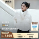 波司登（BOSIDENG）【反季】羽絨服鵝絨女短款加厚新國標(biāo)90絨商場同款修身顯瘦外套 光影白8C12 S 160/84A 體重約110-130斤