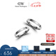 丹尼爾惠靈頓（DanielWellington）dw戒指女 經(jīng)典銀色情侶對戒 表白七夕情人節禮物送女友男生禮物 戒指一對，尺碼聯(lián)系客服備注