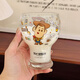 迪士尼（Disney）史迪奇啤酒杯子玻璃水杯早餐兒童牛奶杯情侶高腳冷飲杯 夏日玻璃啤酒杯-警長(zhǎng)禮盒裝