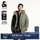 杰克·瓊斯（JACK&JONES）男裝冬季時(shí)尚潮流三防面料寬松連帽大毛領(lǐng)中長款工裝風(fēng)羽絨服男 草綠E03 草綠E03 L 180