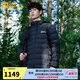 Jack Wolfskin狼爪羽絨服男裝秋冬款戶外運(yùn)動(dòng)服防風(fēng)保暖700蓬羽絨外套5222231 231-6000/黑色 建議拍大一碼 M 175/96A/充絨量：119G