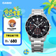 卡西歐（CASIO） EDIFICE EFV-540商務(wù)時(shí)尚男士表 通勤百搭石英男士手表 EFV-540D-1AVUPR100米防水