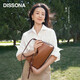 DISSONA【AW25新品】迪桑娜軟皮腋下包hobo女包單肩斜挎包 棕色-中號(hào)