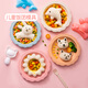 魔幻廚房 寶寶飯團(tuán)模具工具diy動(dòng)物卡通輔食模具壽司工具卡通米飯模具套裝 【兔子＋海豚+花花】趣味飯團(tuán)模具
