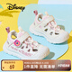 迪士尼（Disney）兒童涼鞋男女童戶外夏季涼拖鞋中小童透氣沙灘鞋 米色/藕荷粉23碼