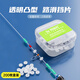 川品社路滑擋片滑漂磯釣阿波漂線組棉線結(jié)專用透明擋珠扁擋釣魚小配件 透明擋片【50/盒】 無規(guī)格