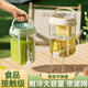 PAKCHOICE冷水壺家用冰箱涼水壺帶龍頭大容量冷泡桶花茶壺夏季涼水壺