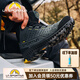 LA SPORTIVA防水透氣皮面登山鞋男防滑減震快速行進徒步鞋PYRAMID 碳灰/黃 42