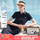哈吉斯（HAZZYS）女裝 夏季女士【PHIZ系列】寬松下擺POLO連衣裙女 藏青色NV (165/88A 40) L