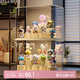 歐拉象 OLA XIANG盲盒展示架收納透明防塵手辦玩具積木展示柜泡泡瑪特labubu展示盒