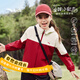 安踏兒童女童運動(dòng)上衣2025秋舒適四防連帽運動(dòng)薄外套A62537603