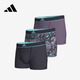 阿迪達斯Adidas男士?jì)妊澊蟠a寬松吸濕排汗舒適速干防摩擦彈力運動(dòng)平角褲頭