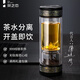 茶之戀茶之戀茶水分離杯新款純銀男士高檔泡茶杯純鈦玻璃水杯禮盒