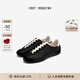 FOOT INDUSTRY 足下工業(yè)「品牌經(jīng)典」芭蕾德訓(xùn)鞋女款無內(nèi)里系列舒適休閑透氣 黑色/古白 39