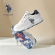 美國馬球協(xié)會（U.S.POLO ASSN.）保羅男鞋休閑小白鞋板鞋潮鞋厚底舒適低幫運動板鞋子男